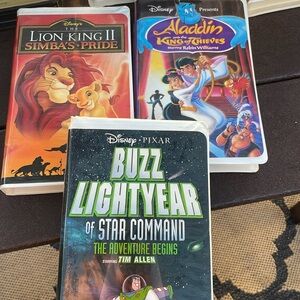 Lot of Disney movies -VHS